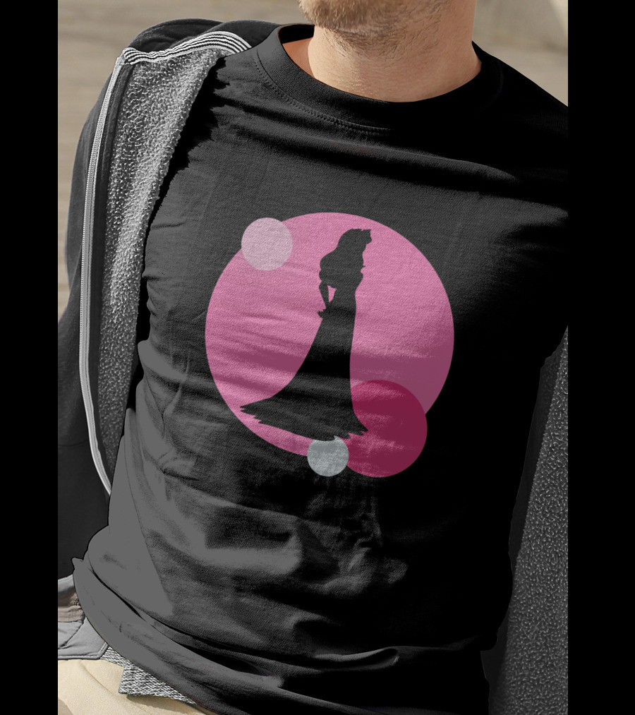 Aurora Silhouette 572801 Pink Circle T-Shirt