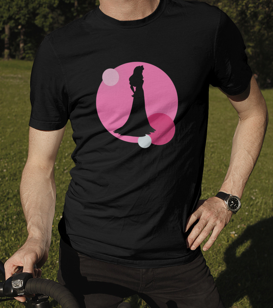 Aurora Silhouette 572801 Pink Circle T-Shirt