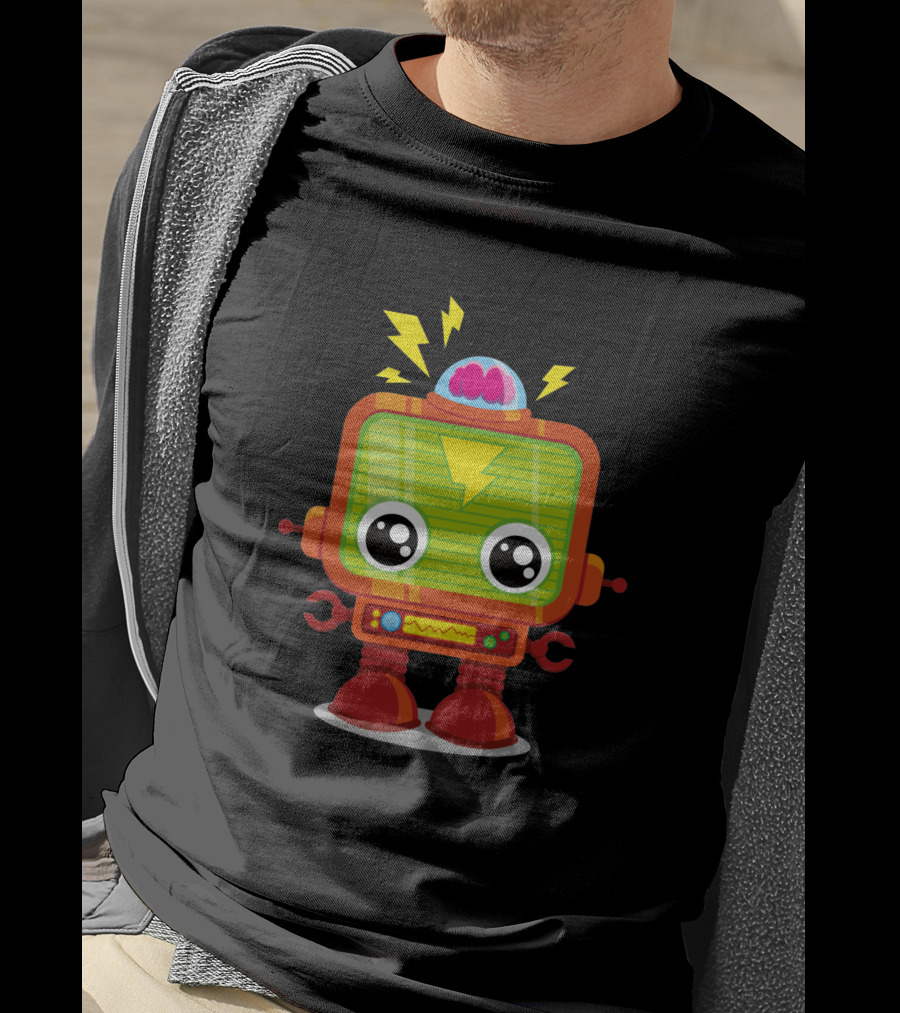 Baby Robot 29128 Lightning Brain Power T-Shirt