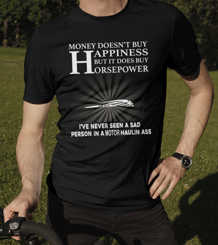 Money Doesn't Buy Happiness But It Does Buy Horsepower Honda VTX1800 T-Shirt