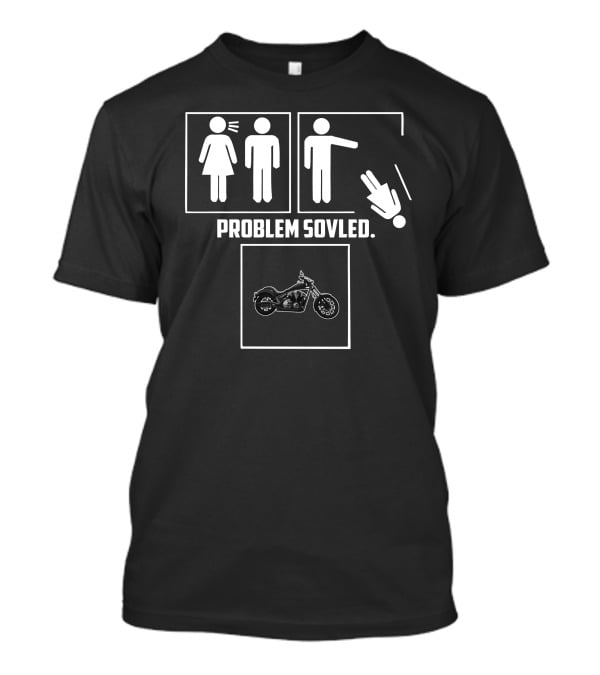 Problem Solved Honda VT 1300 Motorcycle T-Shirt