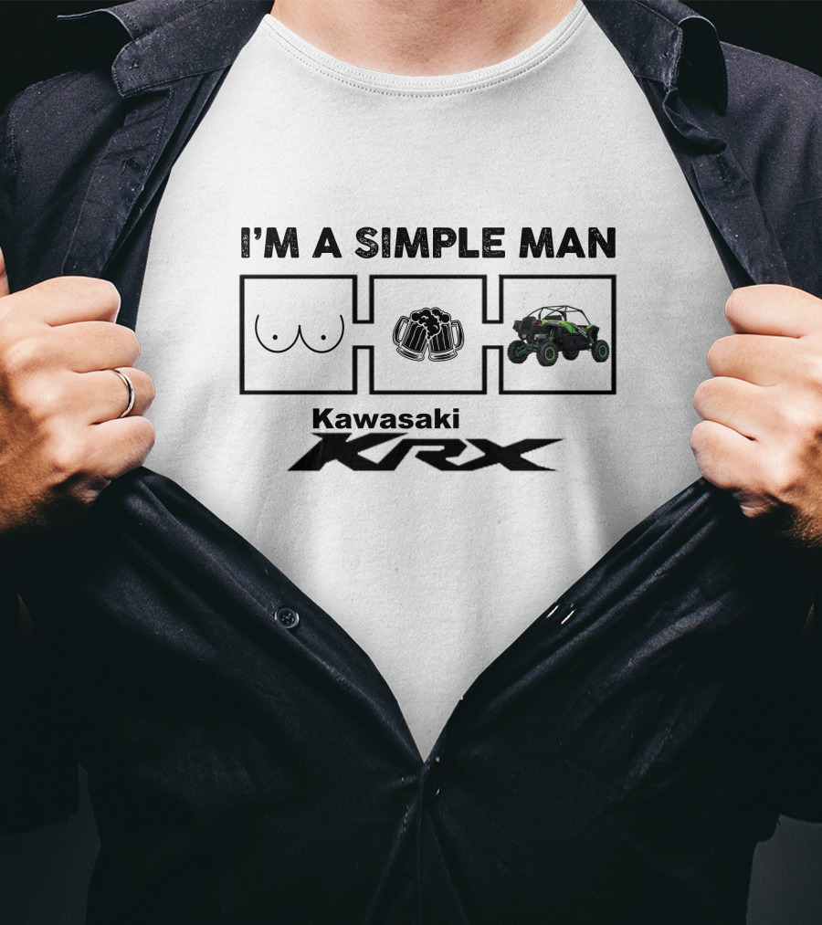 I'm A Simple Man Kawasaki KRX T-Shirt