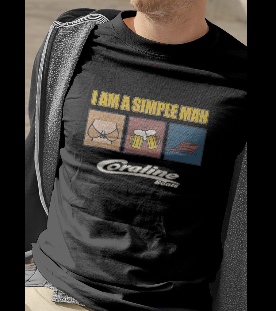 I Am A Simple Man Coraline Beats T-Shirt