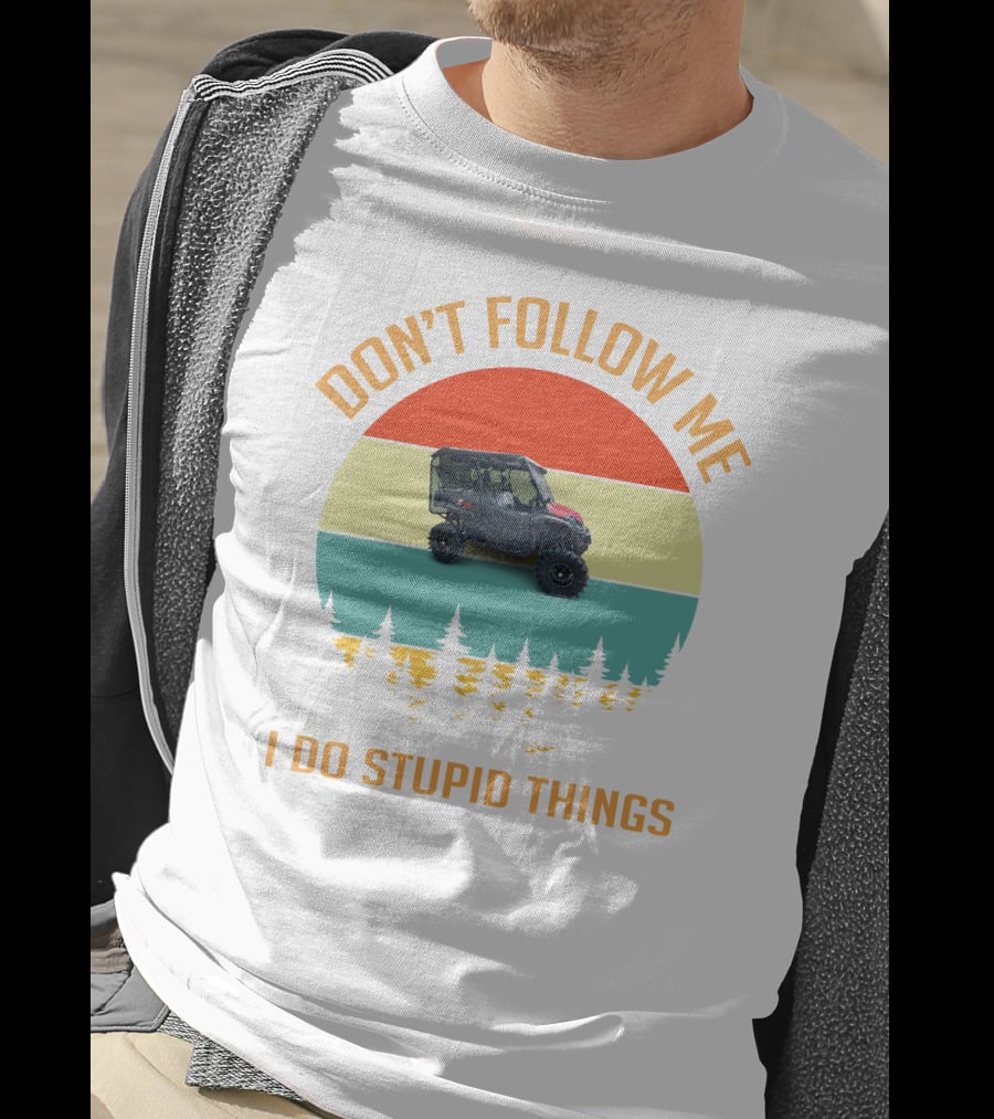 DON'T FOLLOW ME I DO STUPID THINGS Honda 1000 Monsters T-Shirt