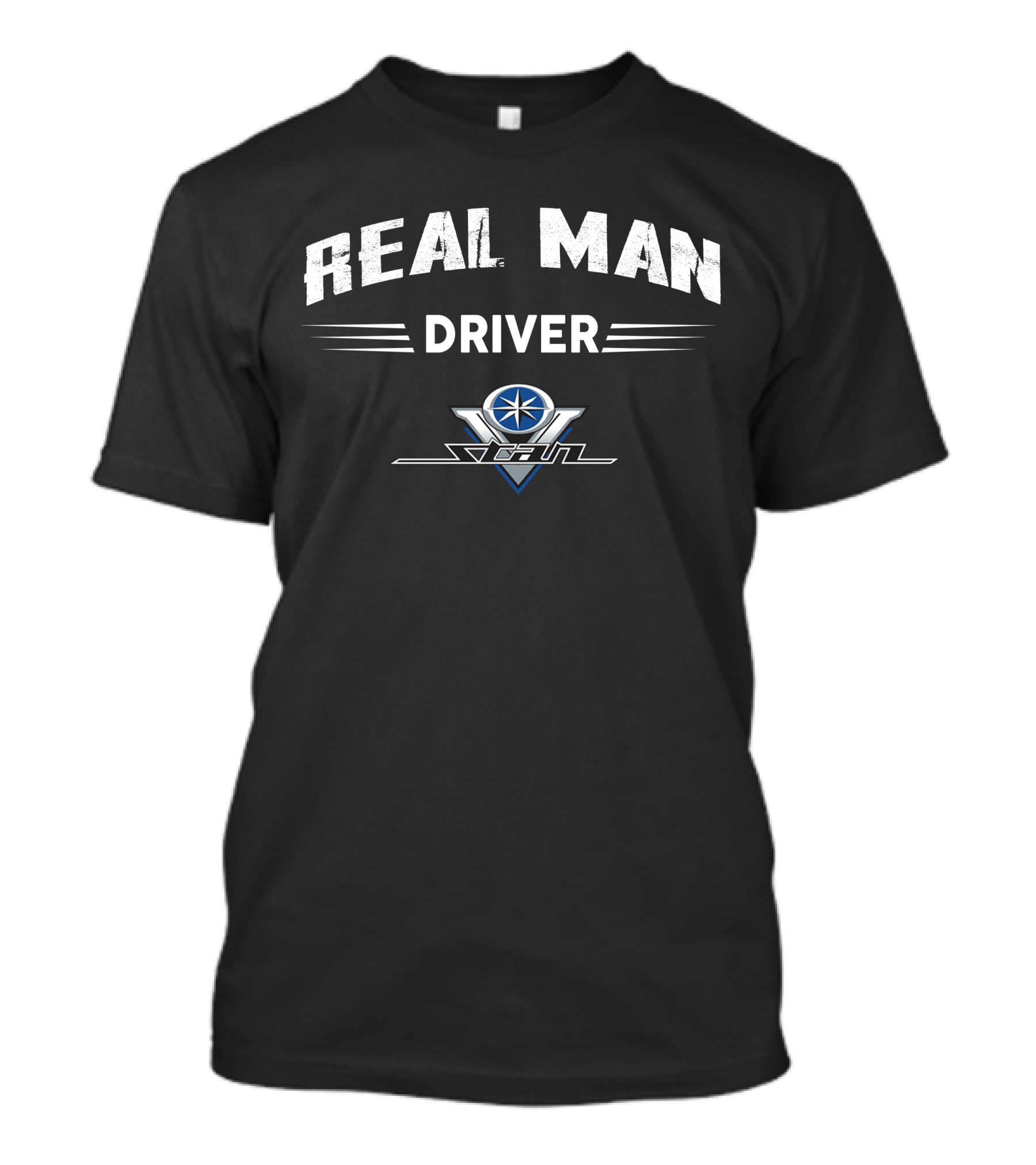 Real Man Driver V Star T-Shirt