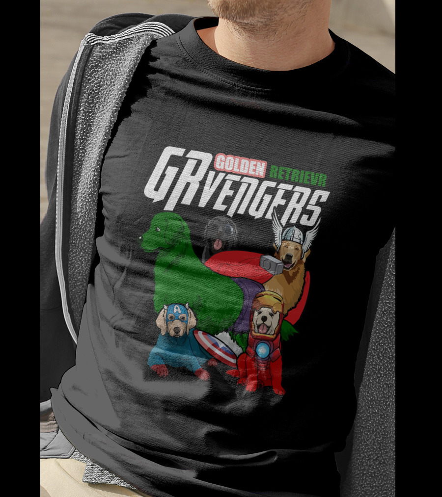 GOLDEN RETRIEVR GRVENGERS T-Shirt