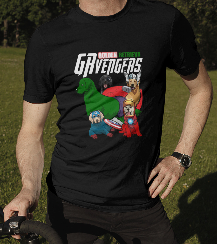 GOLDEN RETRIEVR GRVENGERS T-Shirt