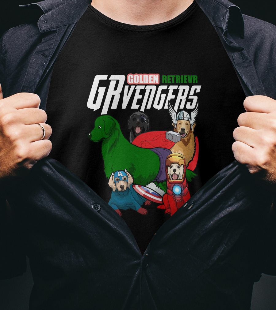 GOLDEN RETRIEVR GRVENGERS T-Shirt