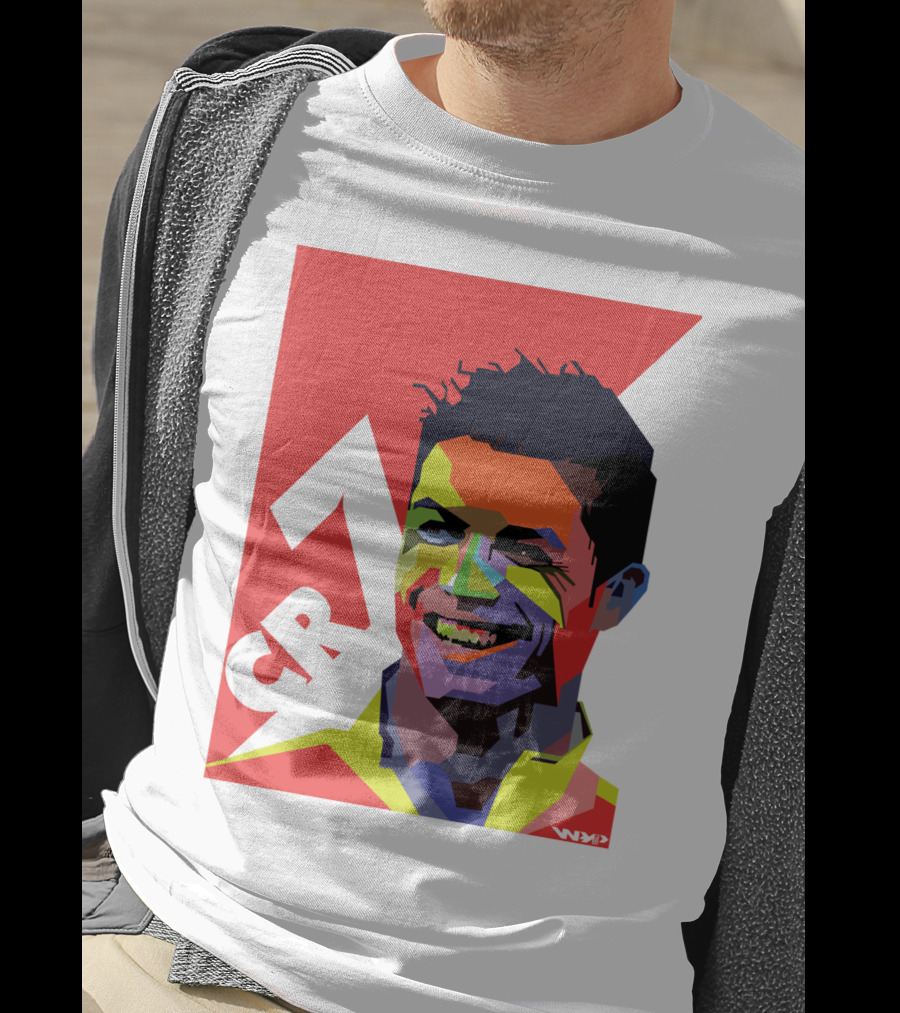 CR7 Colorful Soccer Icon T-Shirt