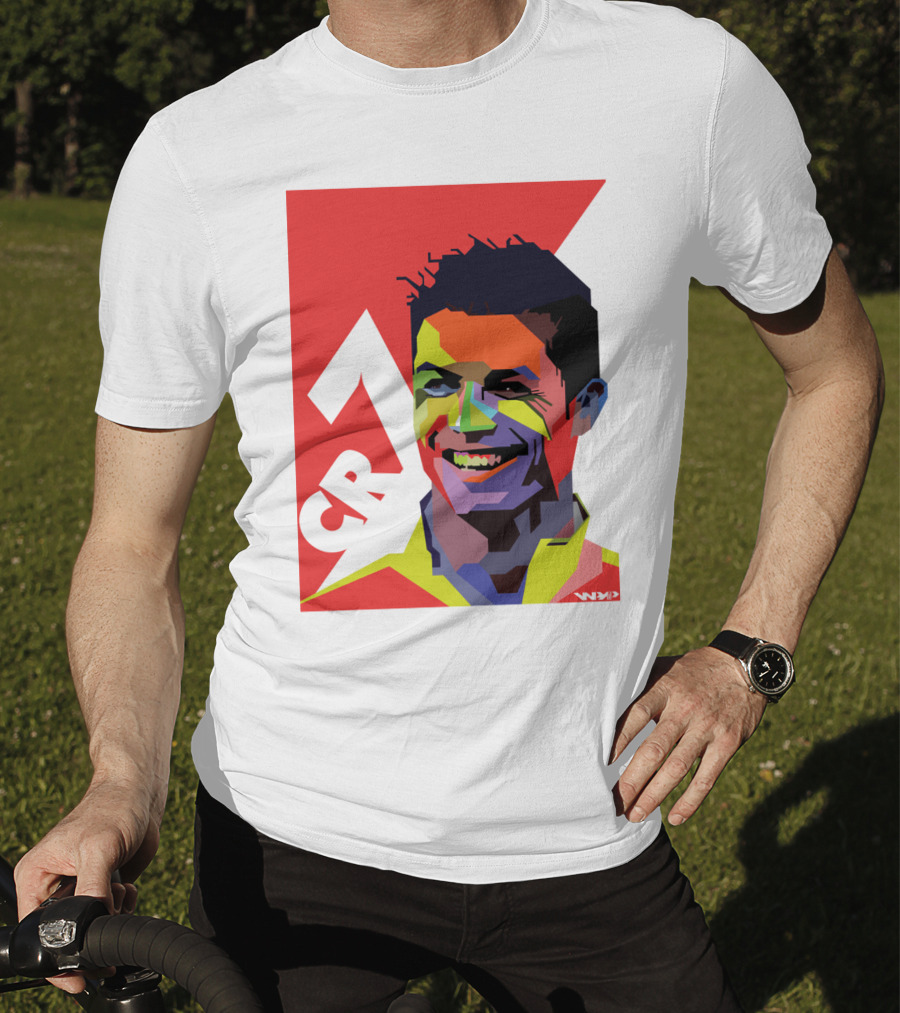 CR7 Colorful Soccer Icon T-Shirt