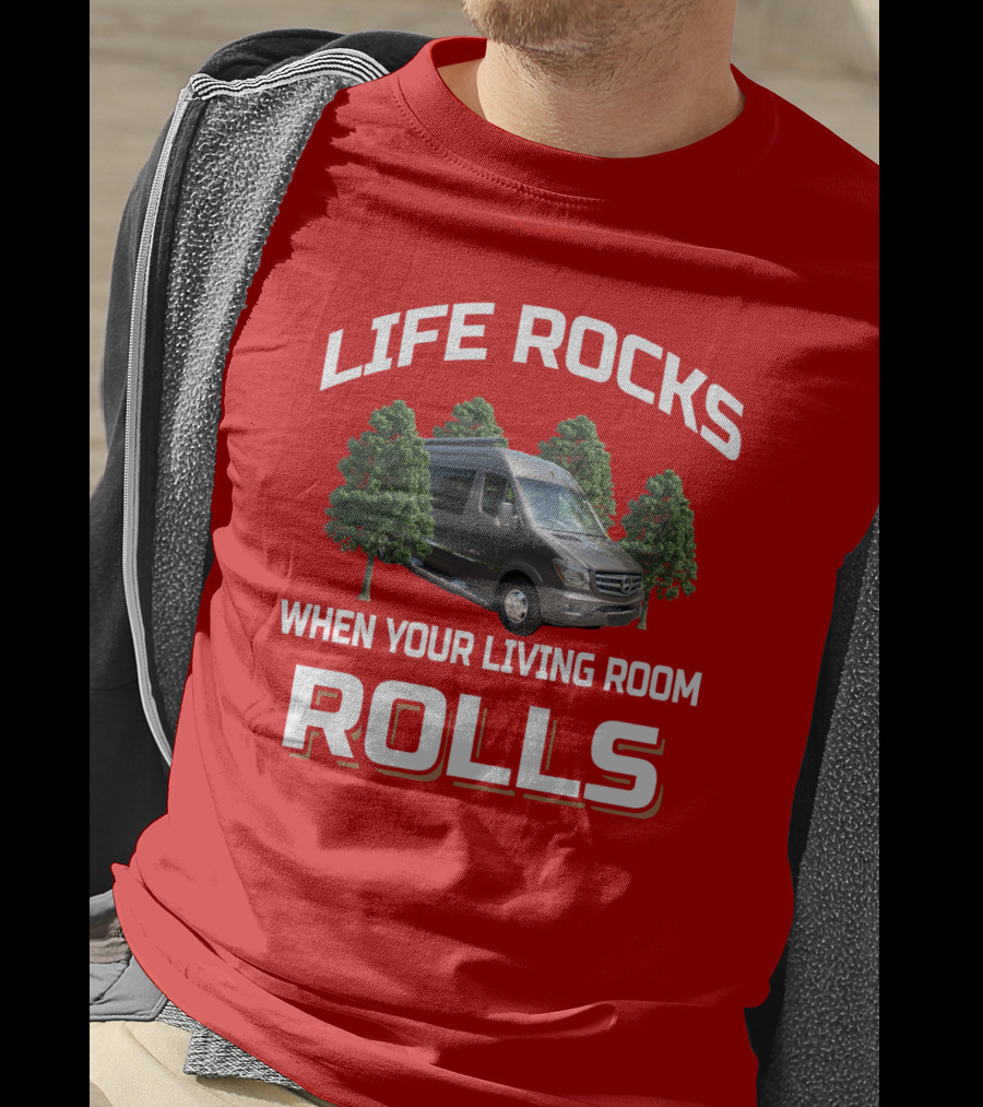 Winnebago Era Life Rocks When Your Living Room Rolls T-Shirt