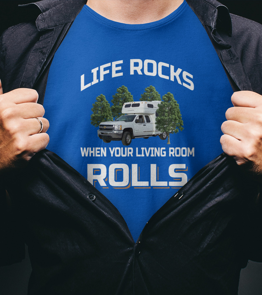 Life Rocks When Your Living Room Rolls Tiger T-Shirt