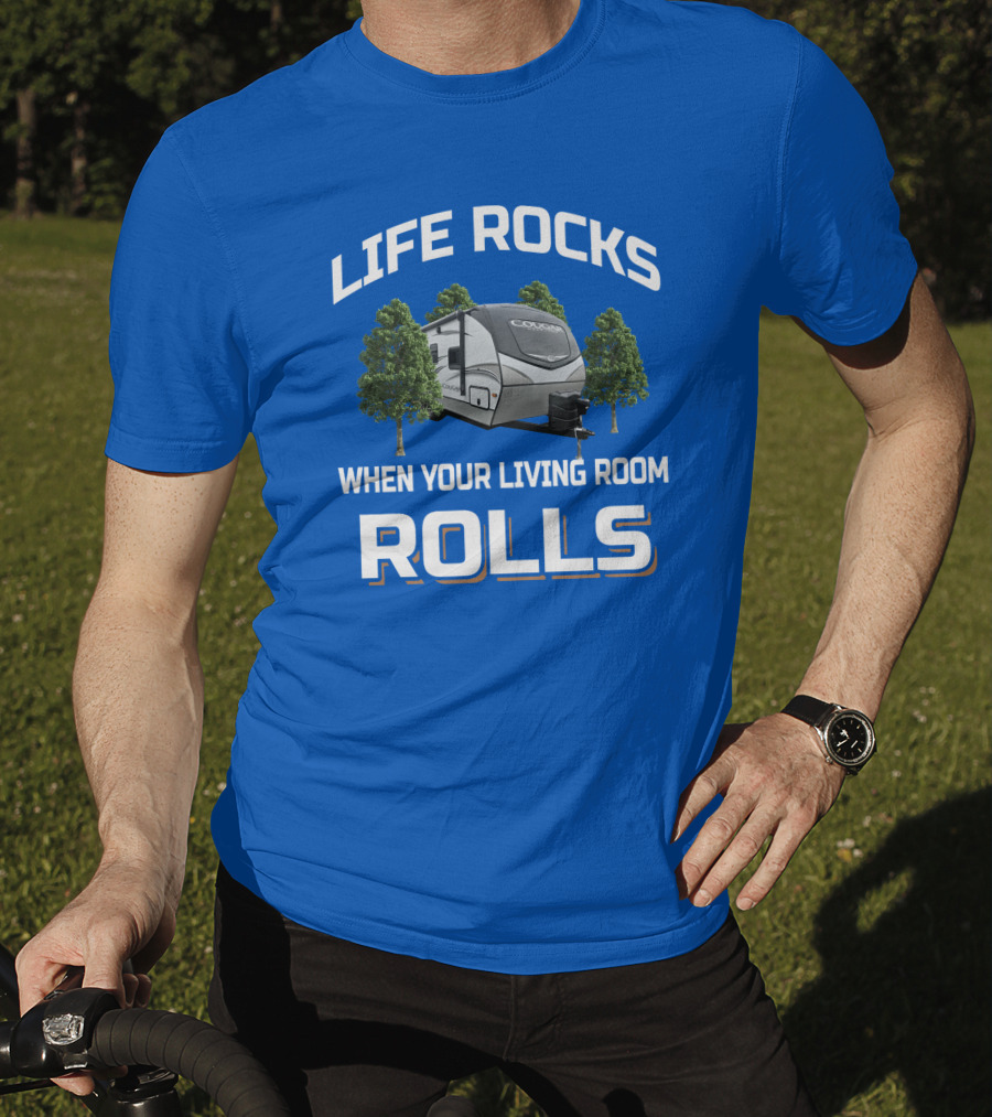 Life Rocks When Your Living Room Rolls Cougar 22Rbs T-Shirt