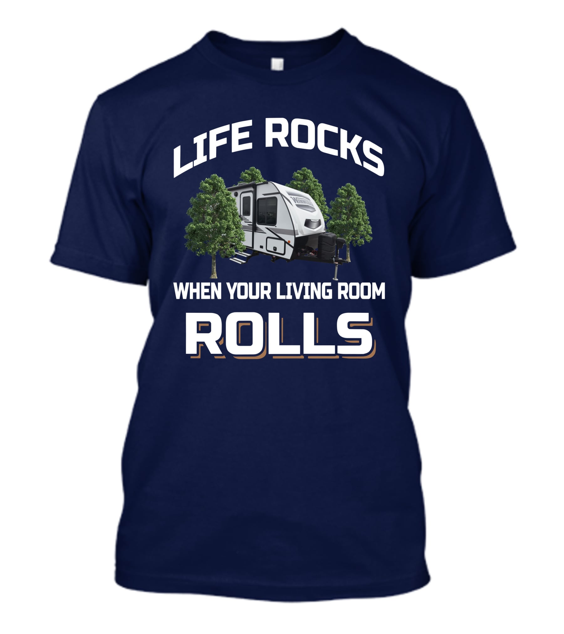 Life Rocks When Your Living Room Rolls Micro Minnie 1700BH T-Shirt