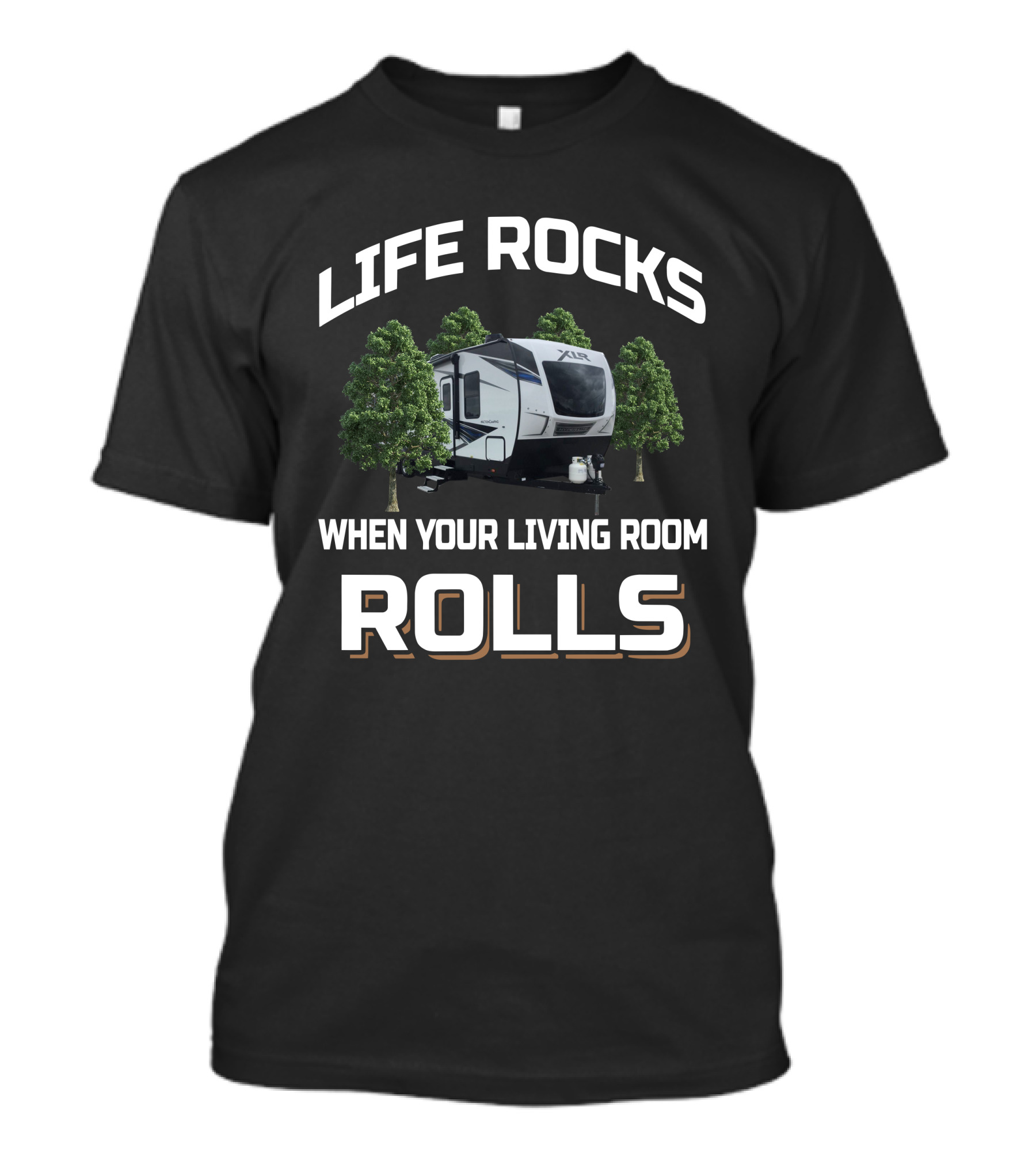Life Rocks XLR Hyperlite When Your Living Room Rolls T-Shirt