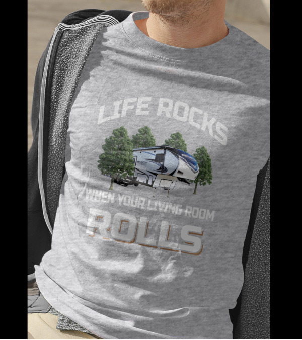 LIFE ROCKS WHEN YOUR LIVING ROOM ROLLS GD Reflection 311BHS T-Shirt