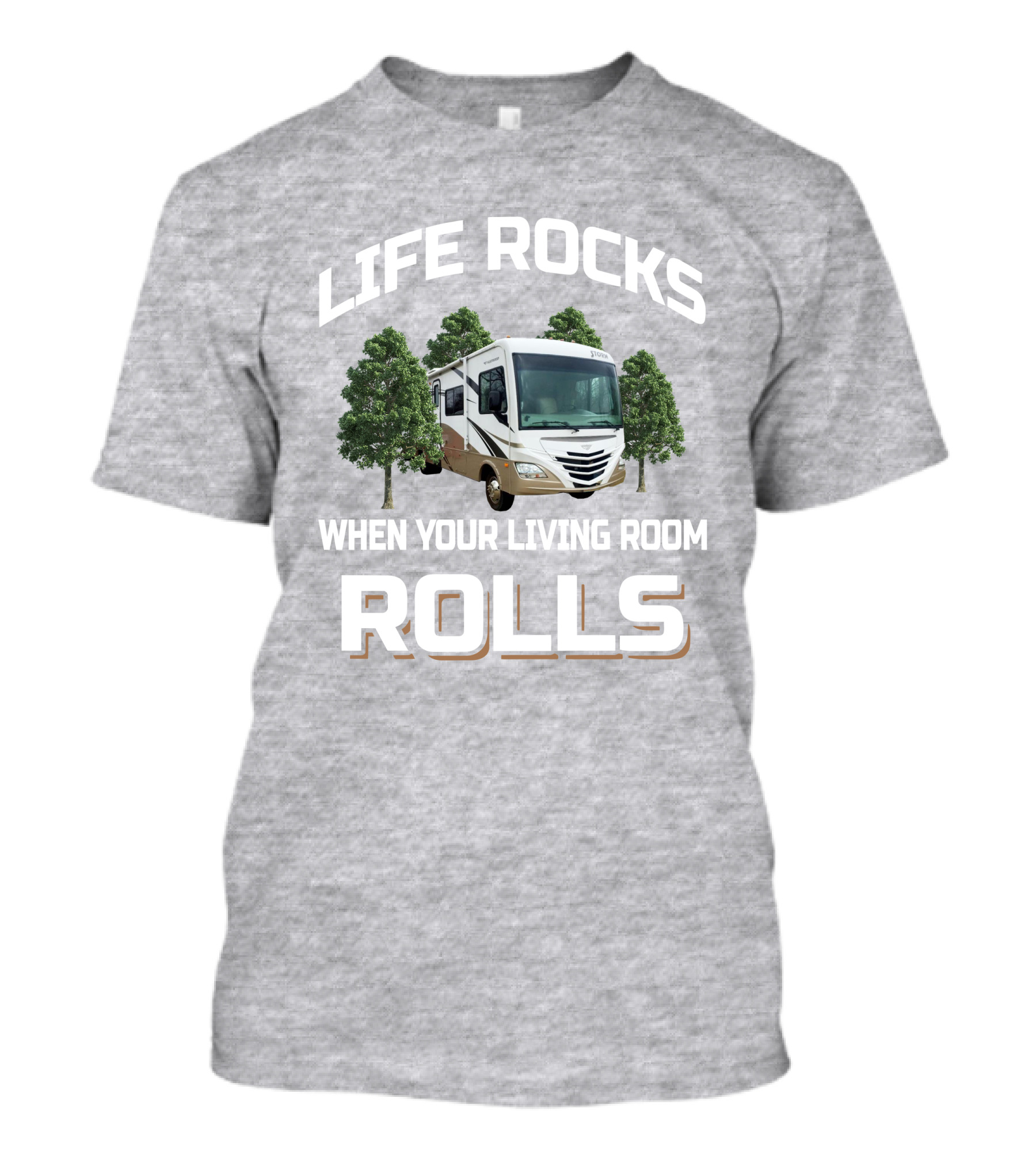 Life Rocks When Your Living Room Rolls Fleetwood Storm 32Bh T-Shirt