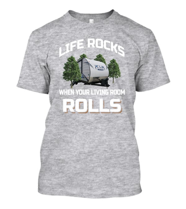 Life Rocks XLR Boost When Your Living Room Rolls T-Shirt
