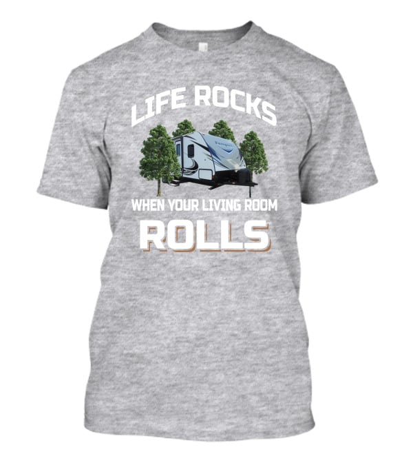 LIFE ROCKS WHEN YOUR LIVING ROOM ROLLS Passport 239ml T-Shirt