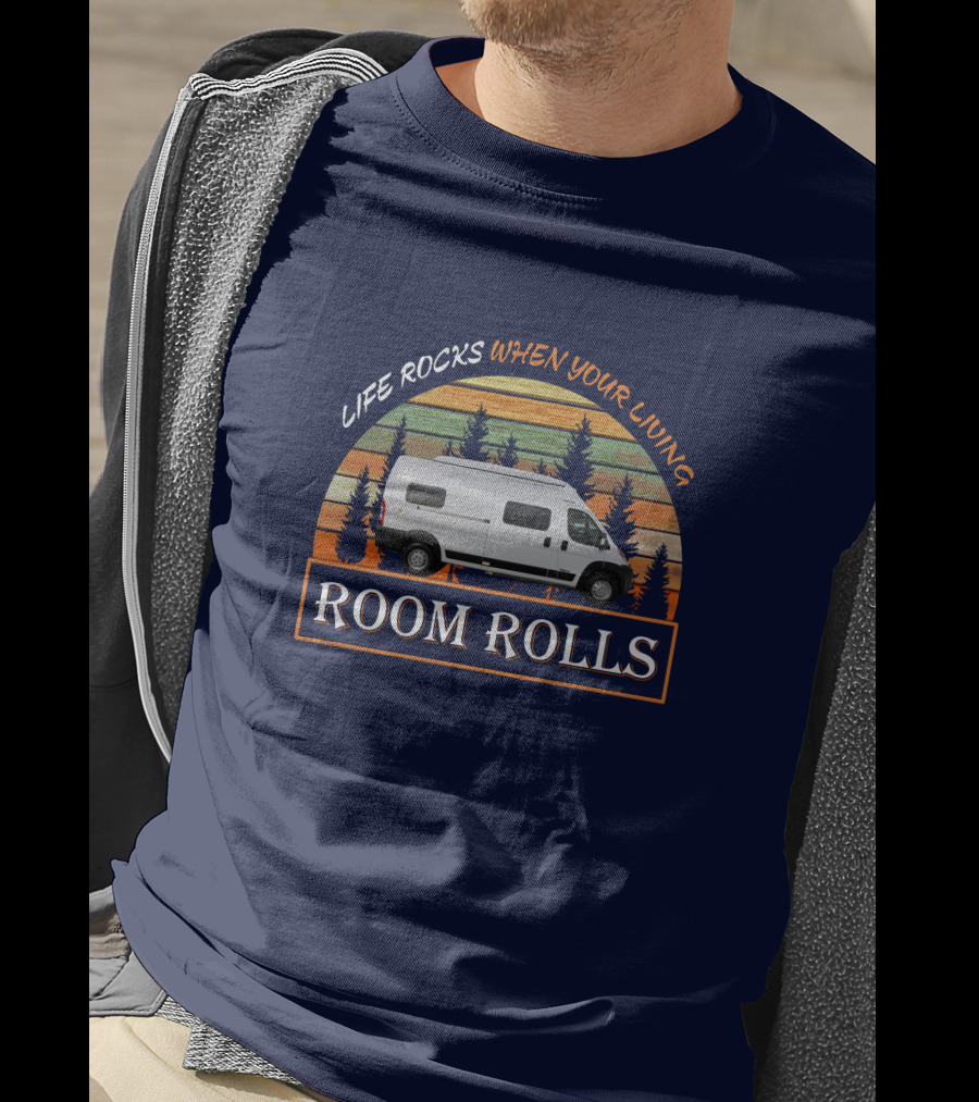 Life Rocks When Your Living Room Rolls Winnebago Solis 59P T-Shirt