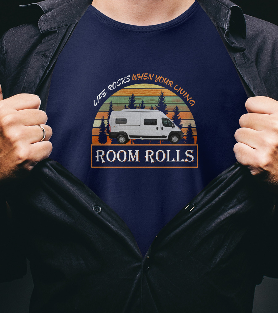 Life Rocks When Your Living Room Rolls Winnebago Solis 59P T-Shirt