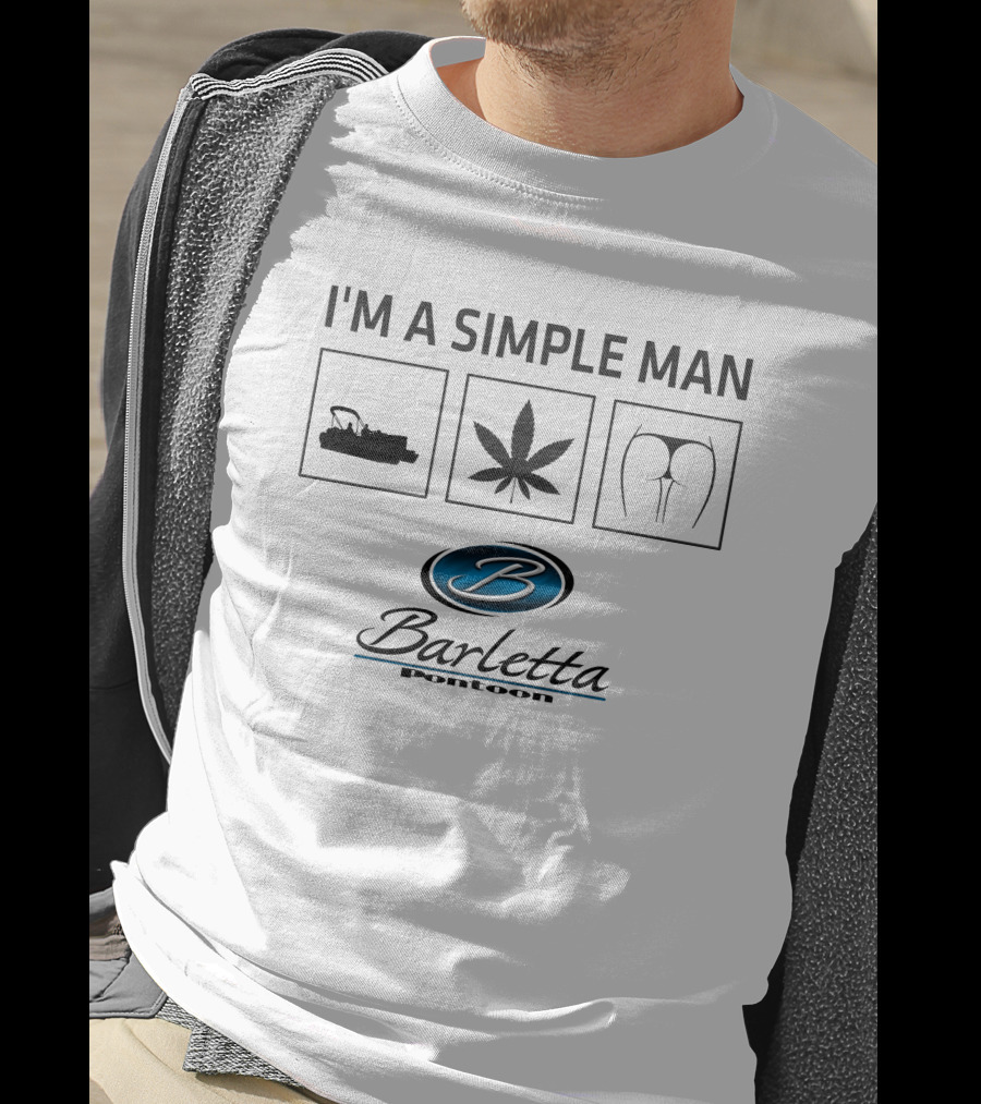 I'm A Simple Man Barletta Pontoon Leaf T-Shirt