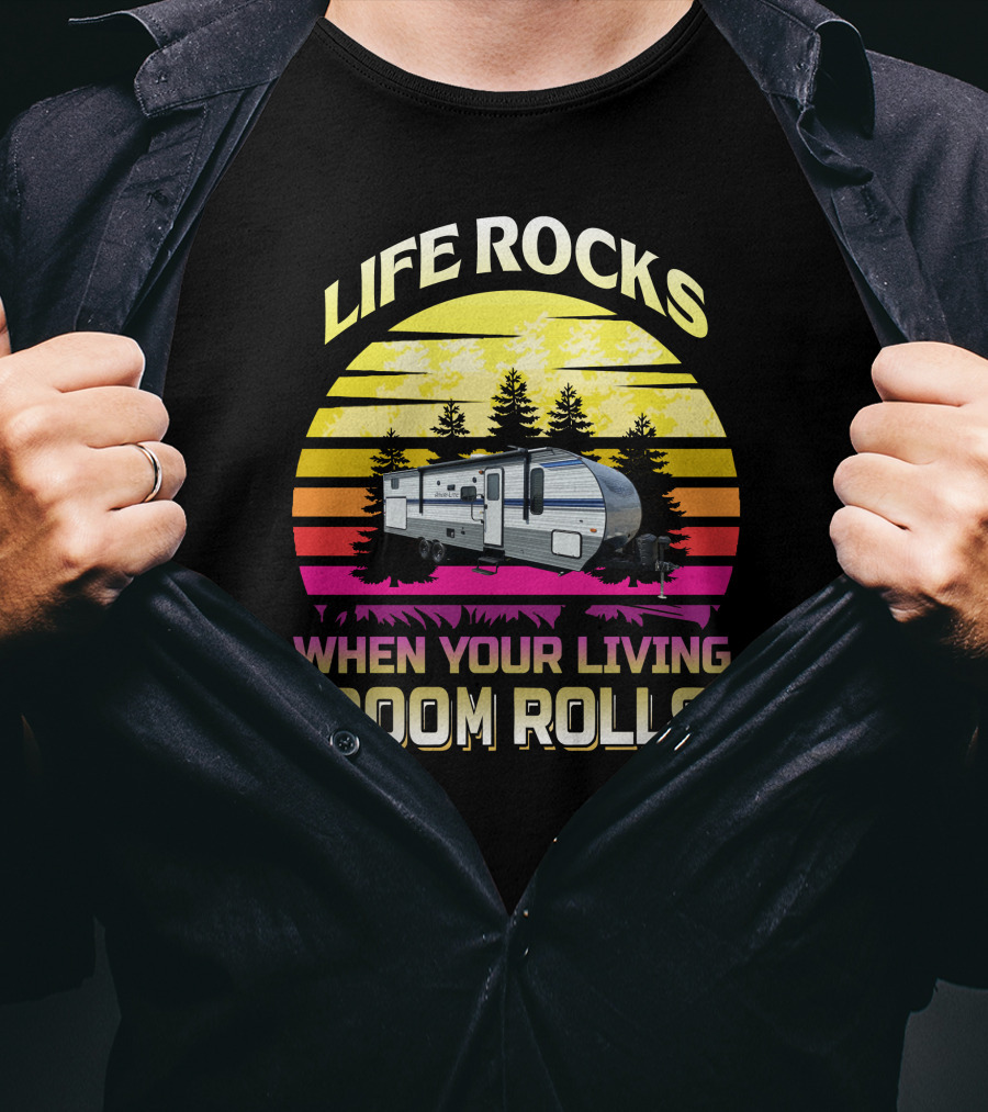 Life Rocks When Your Living Room Rolls Gulf Stream Light 279bh T-Shirt