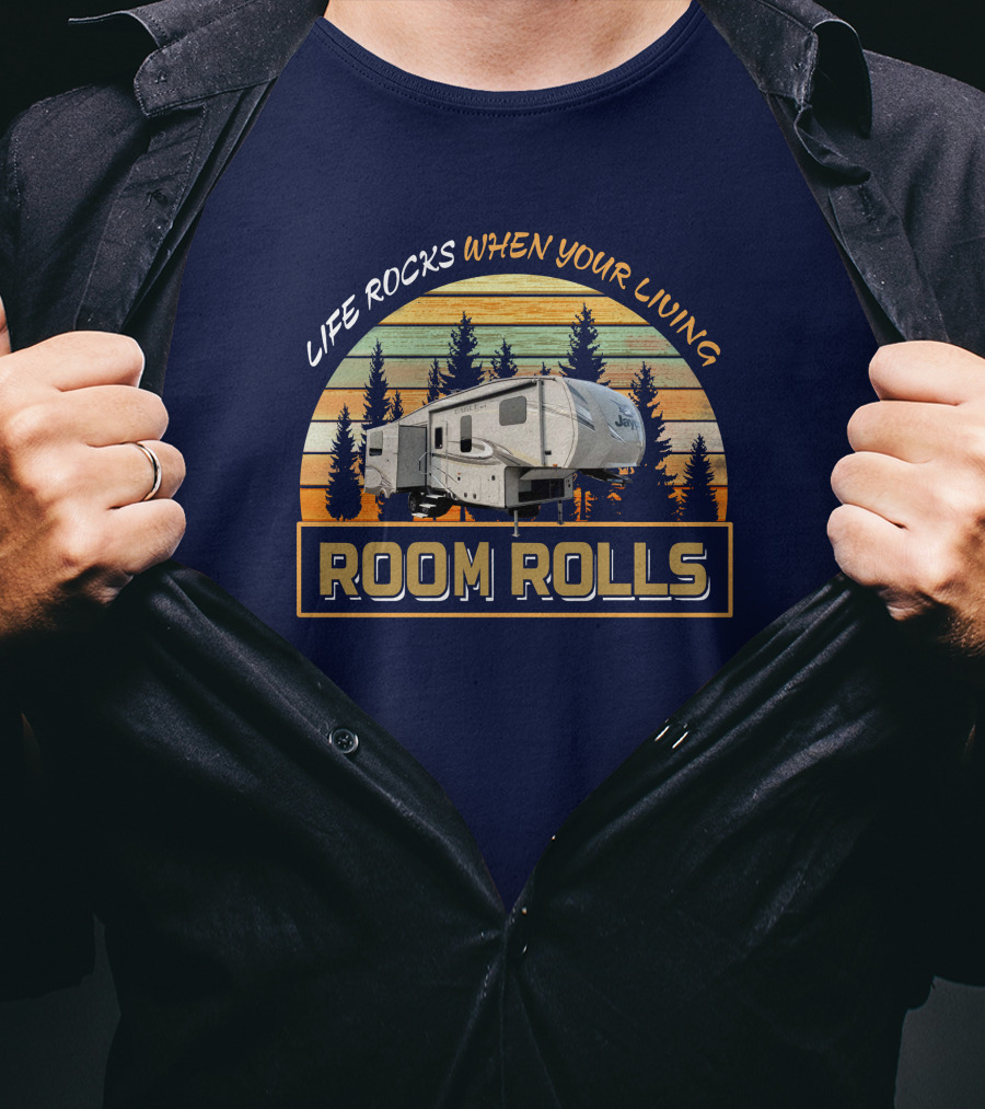 Life Rocks When Your Living Room Rolls Eagle HT 27.5rlts T-Shirt