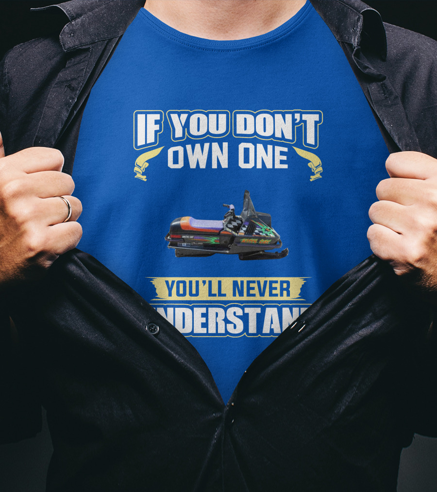 If You Don't Own One You'll Never Understand Kitty Cat Snowmobile T-Shirt