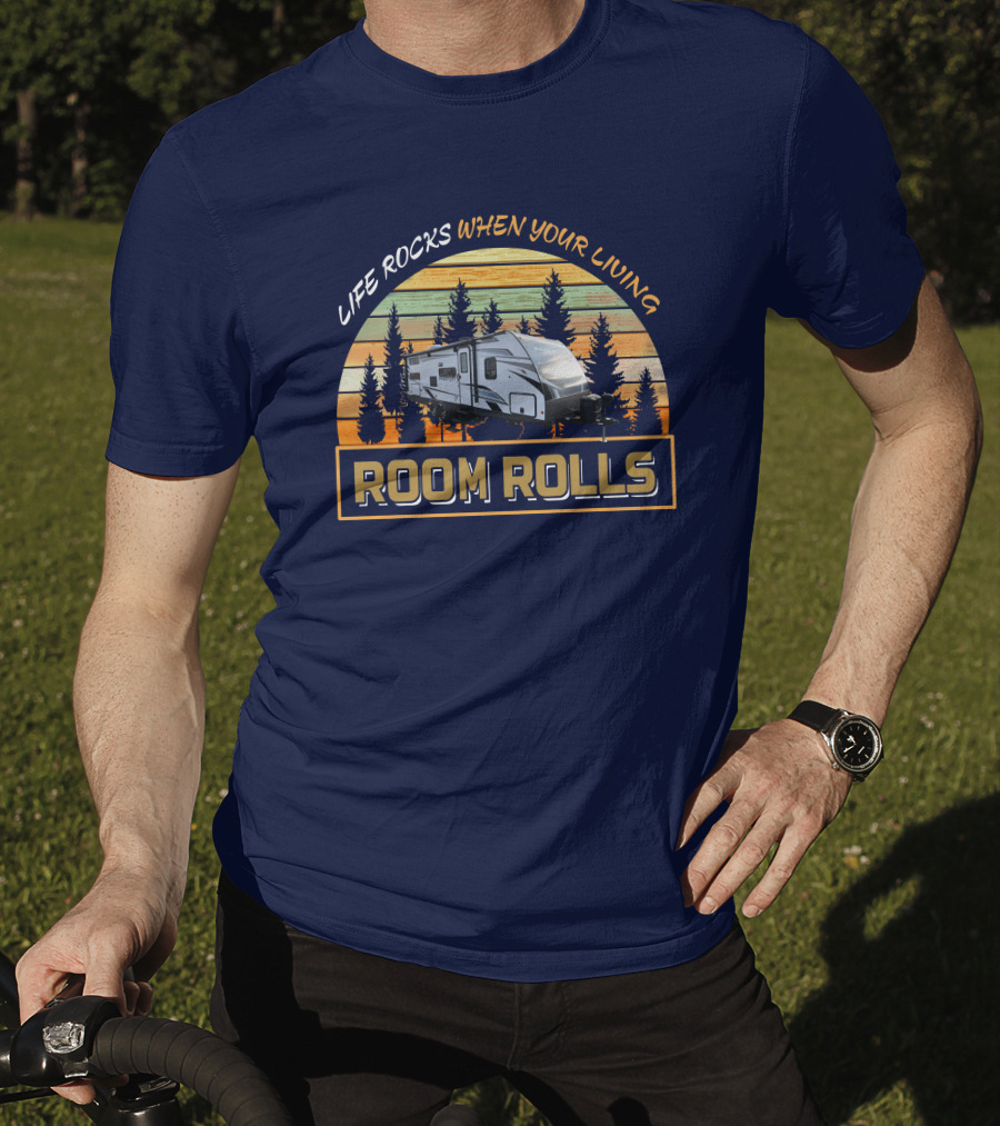 Life Rocks When Your Living Room Rolls Keystone Passport 268bh T-Shirt