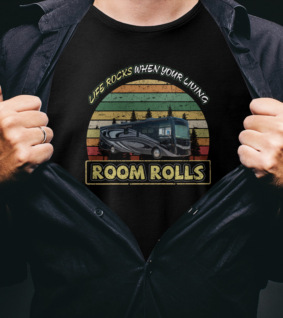 Life Rocks When Your Living Room Rolls Palazzo 37.4 T-Shirt