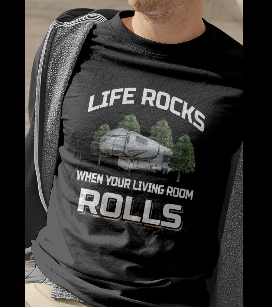 Life Rocks When Your Living Room Rolls Alliance Paradigm 372RK T-Shirt