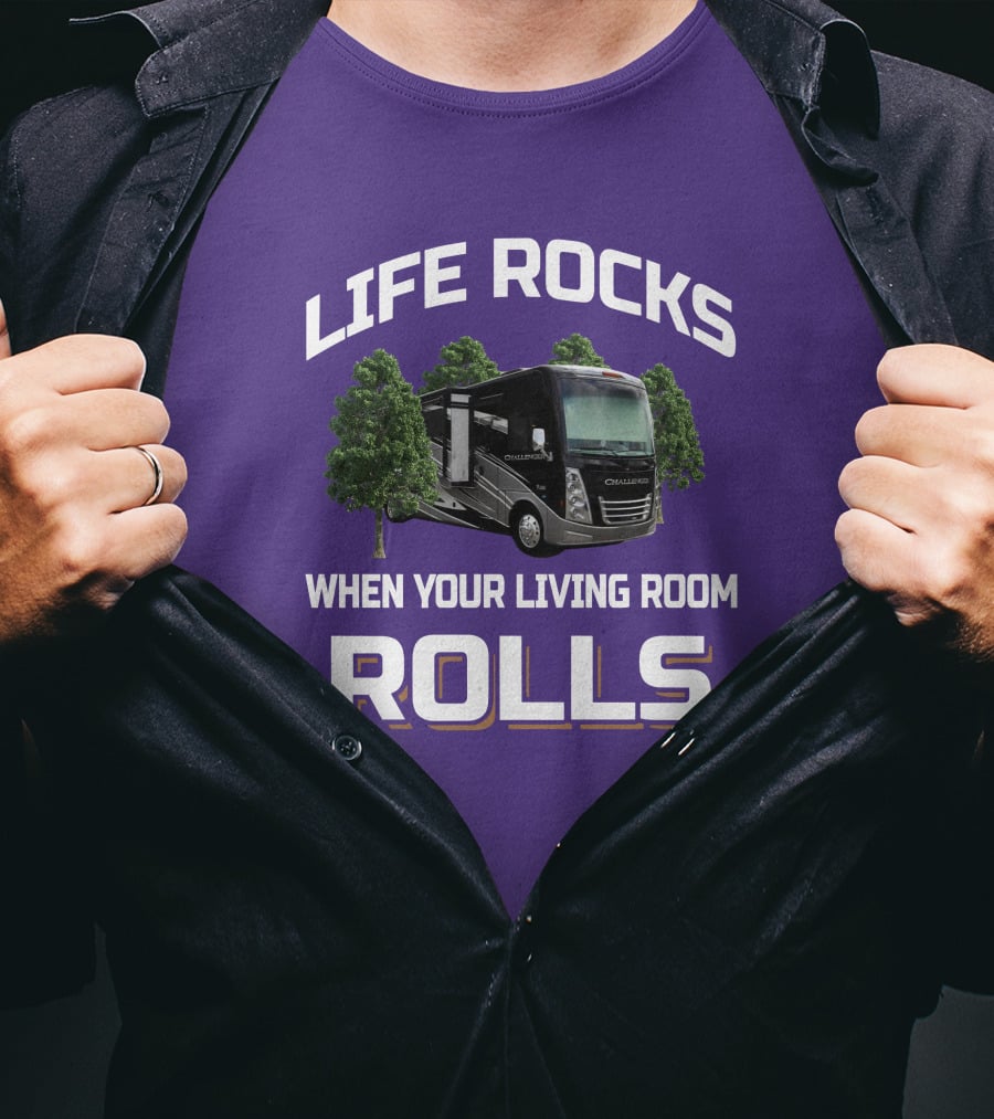 Life Rocks When Your Living Room Rolls Thor Challenger T-Shirt