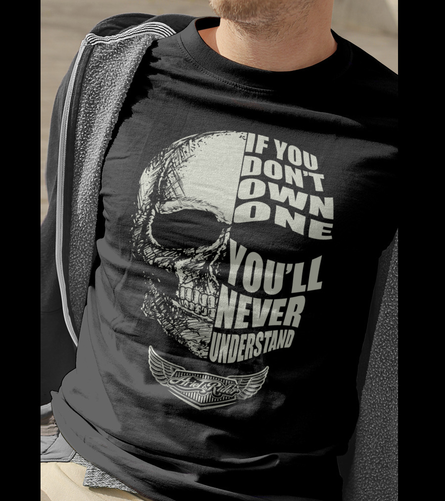 If You Don't Own One You'll Never Understand Ariel Rider Skull T-Shirt