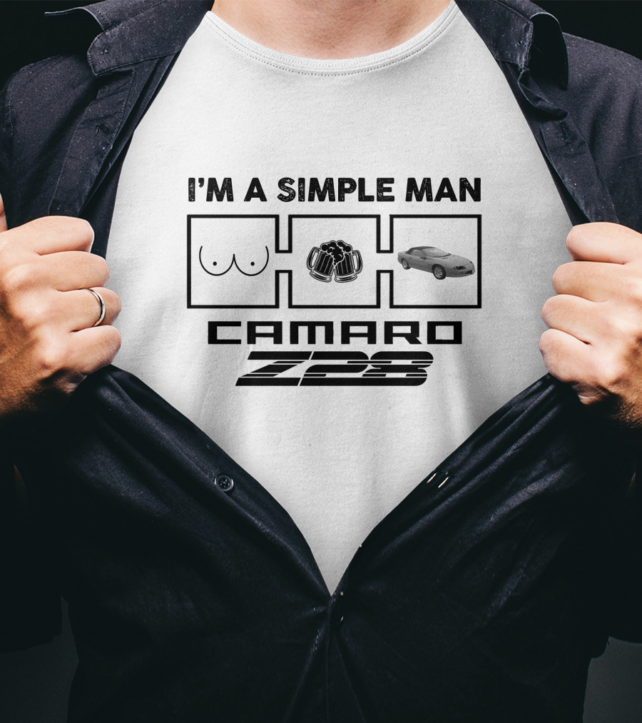 I'm A Simple Man Camaro Z28 1994 T-Shirt