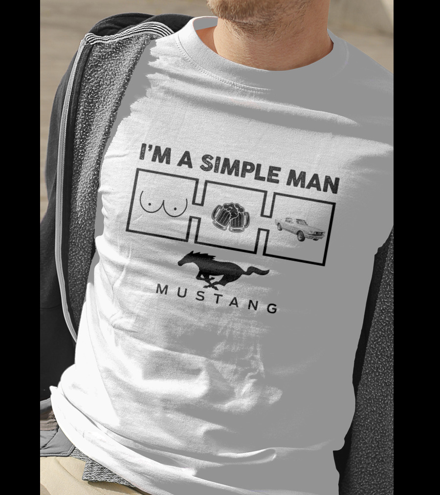 I'm A Simple Man 1965 Mustang T-Shirt