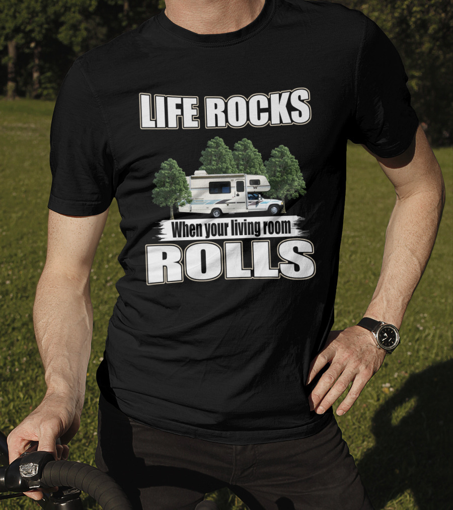 LIFE ROCKS When Your Living Room ROLLS Toyota Warrior 1991 T-Shirt
