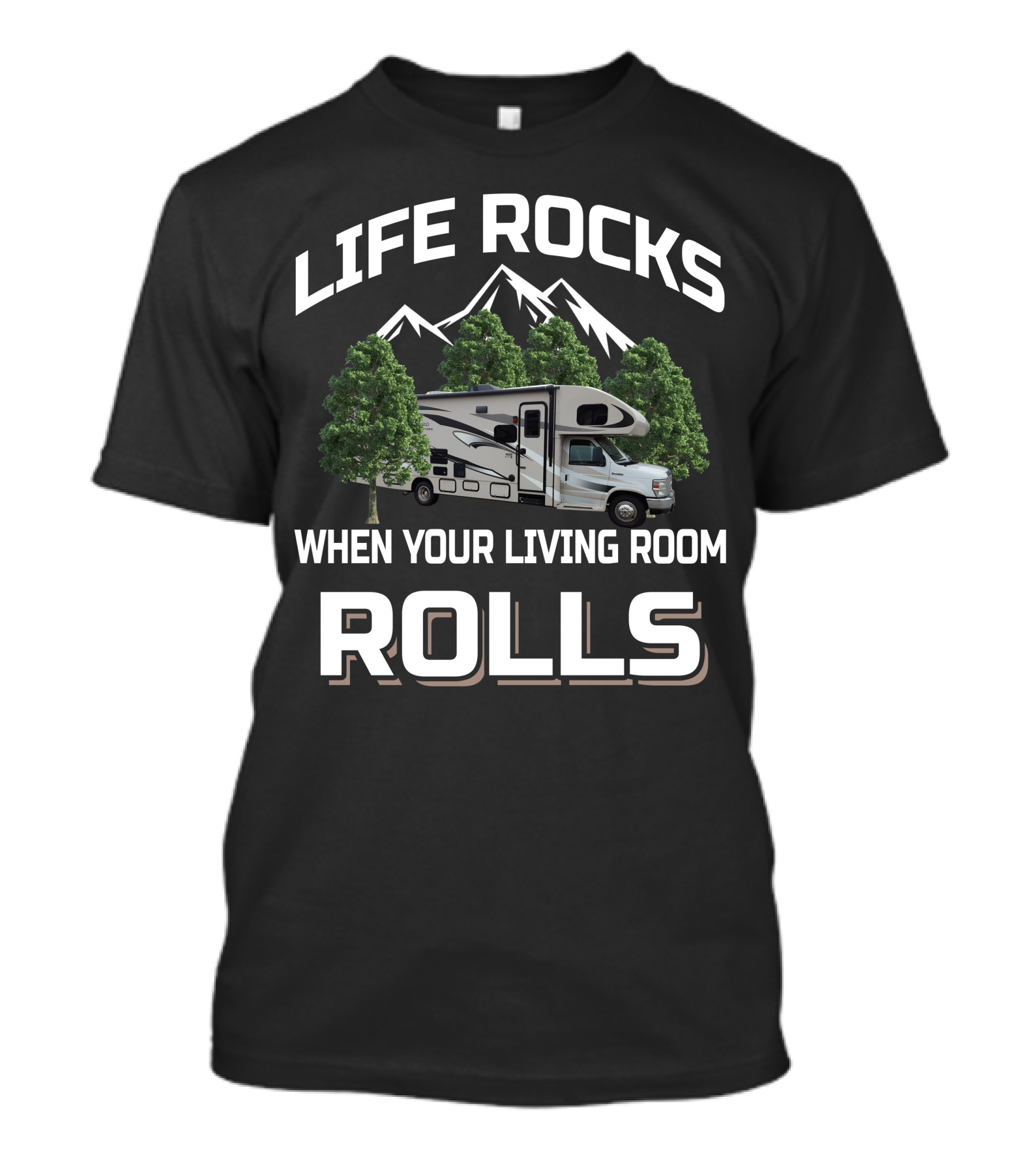 Life Rocks When Your Living Room Rolls Jayco Greyhawk T-Shirt