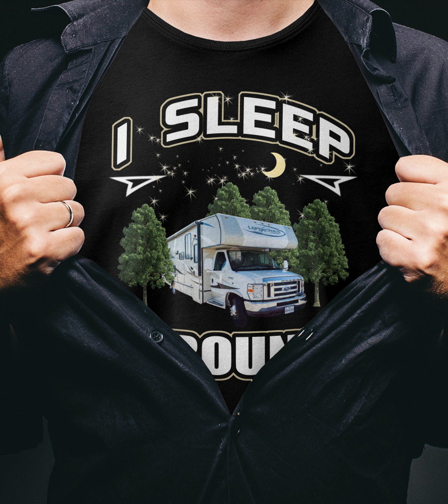 I Sleep Around 2013 Coachmen Leprechaun RV Adventure T-Shirt