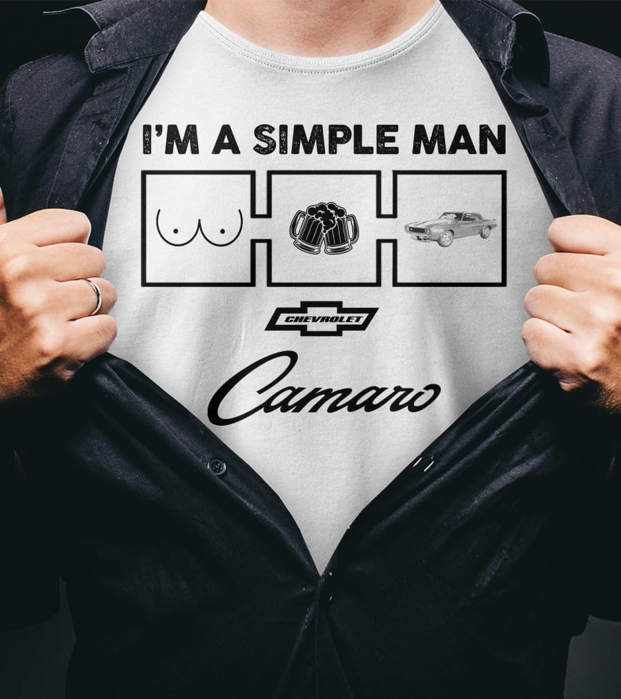I'm A Simple Man Chevrolet Camaro 1969 Z28 T-Shirt