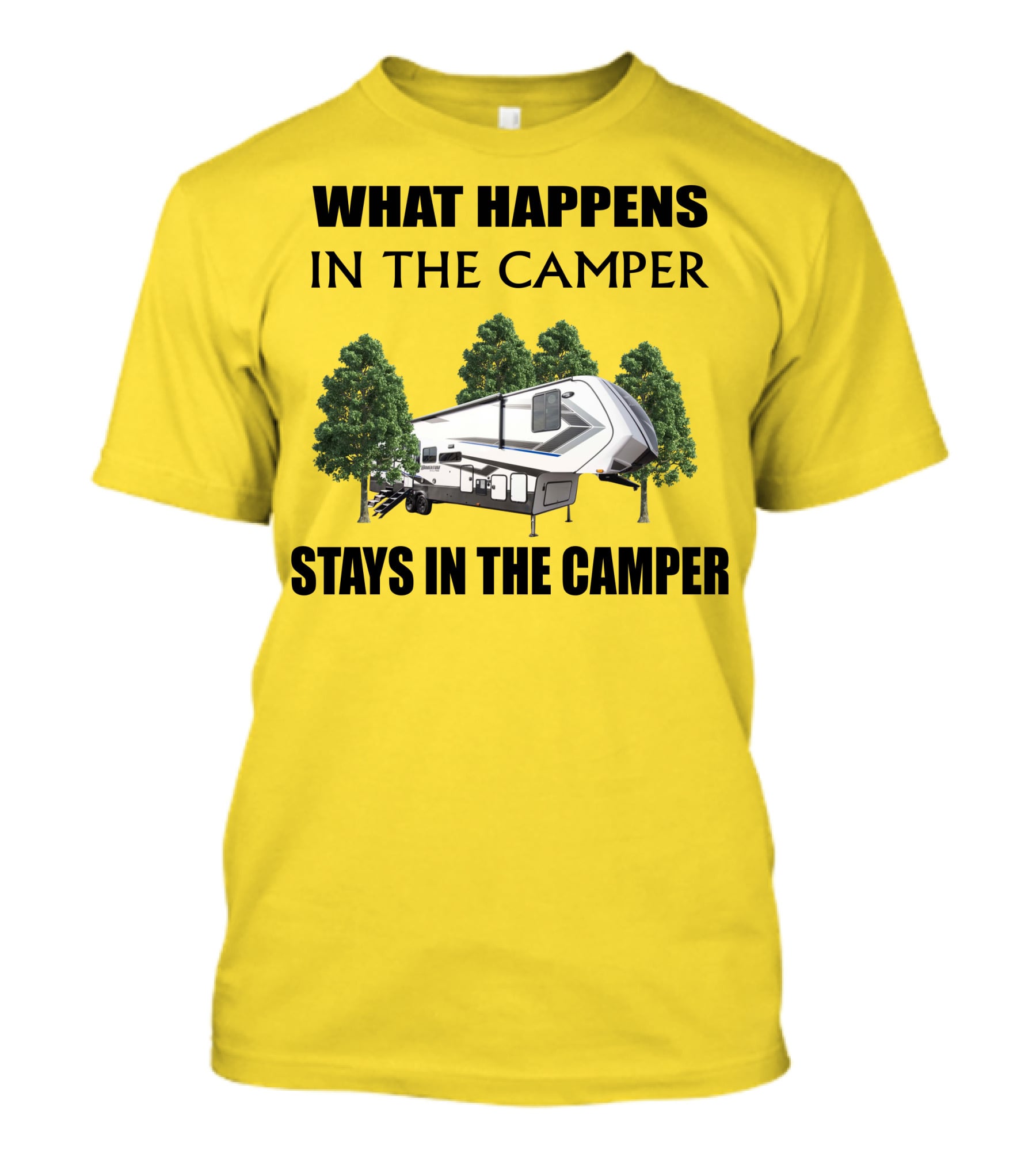 What Happens In The Camper Stays In The Camper Grand Design Momentum 353G T-Shirt