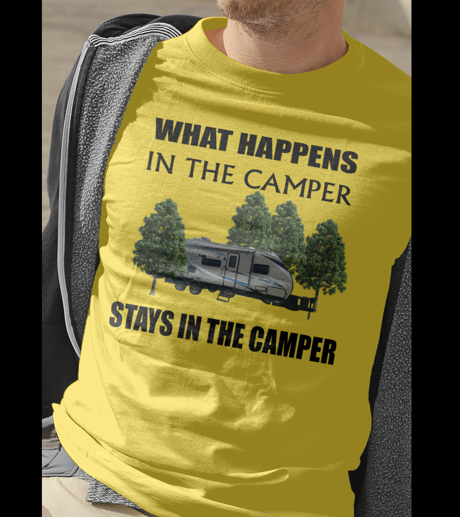 What Happens In The Camper Stays In The Camper Coachman 184 BHS T-Shirt