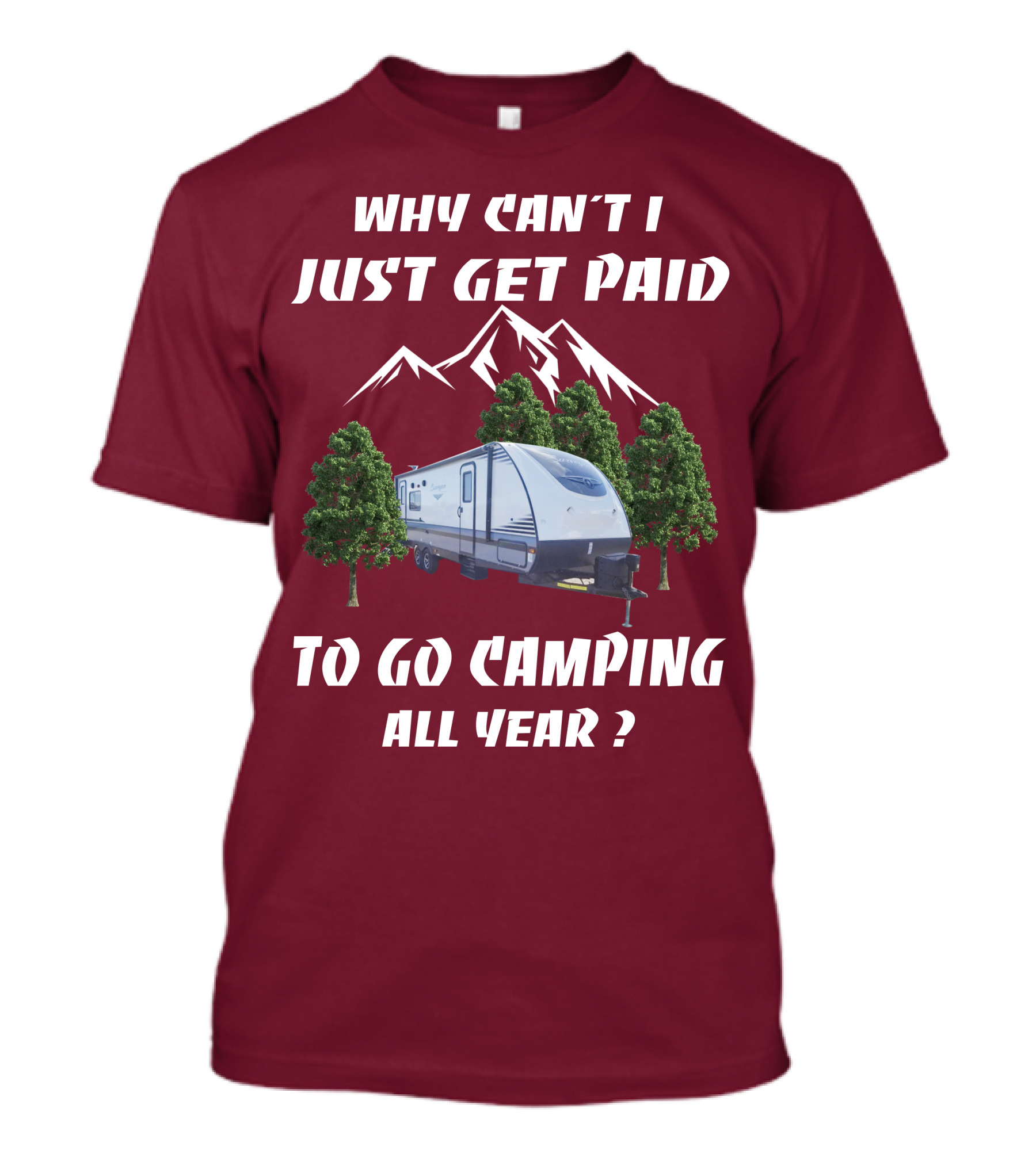 Why Can't I Just Get Paid To Go Camping All Year Surveyor 251RKS T-Shirt