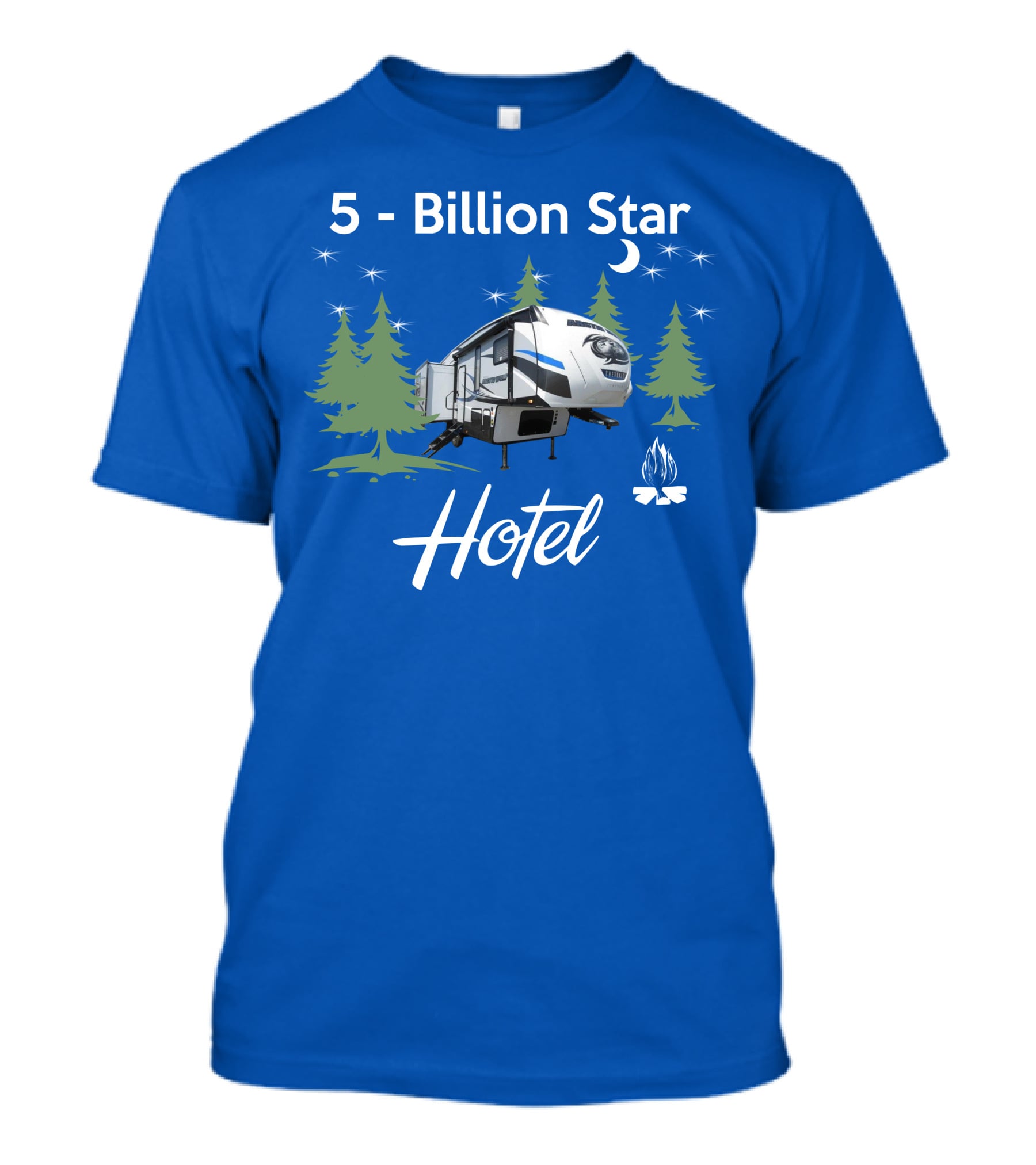 5 Billion Star Hotel Forest River Arctic Wolf 285DRL Campground Adventure T-Shirt
