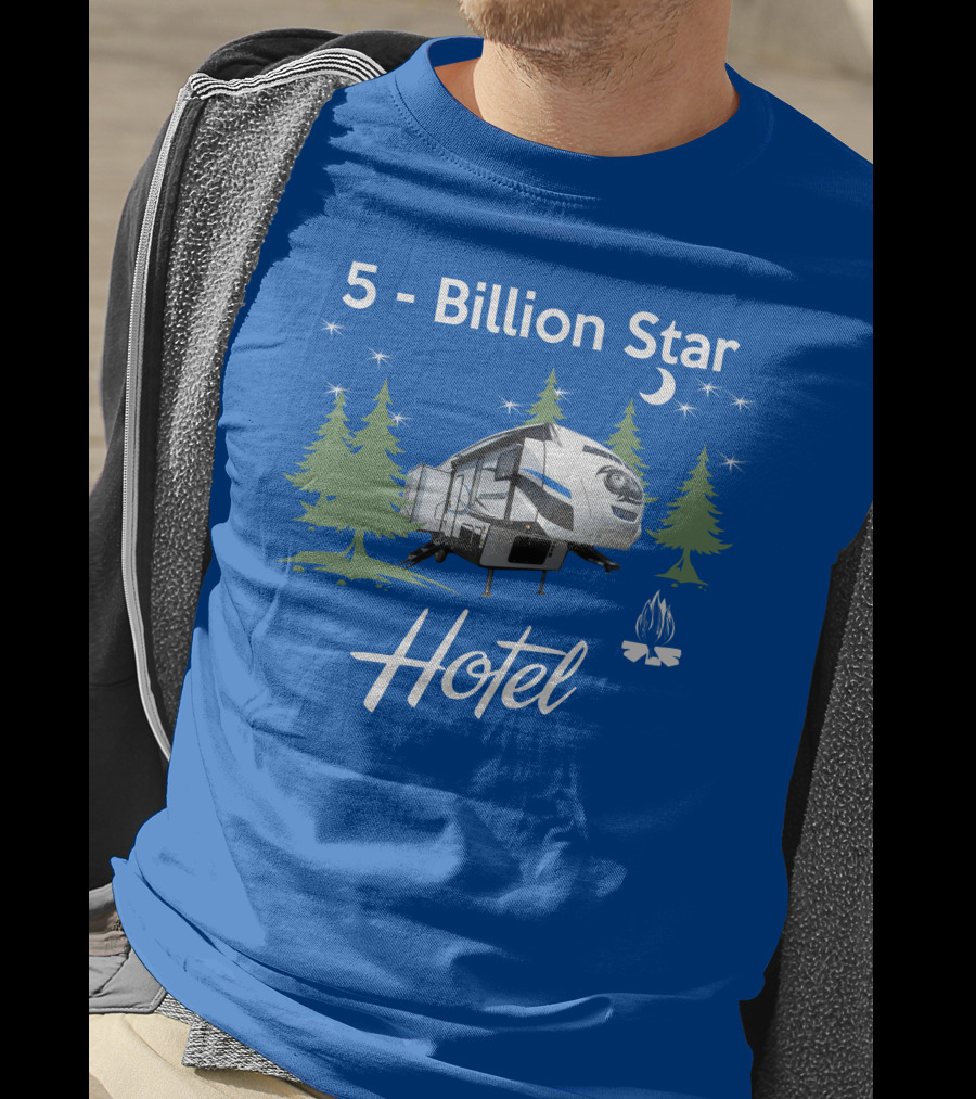 5 Billion Star Hotel Forest River Arctic Wolf 285DRL Campground Adventure T-Shirt