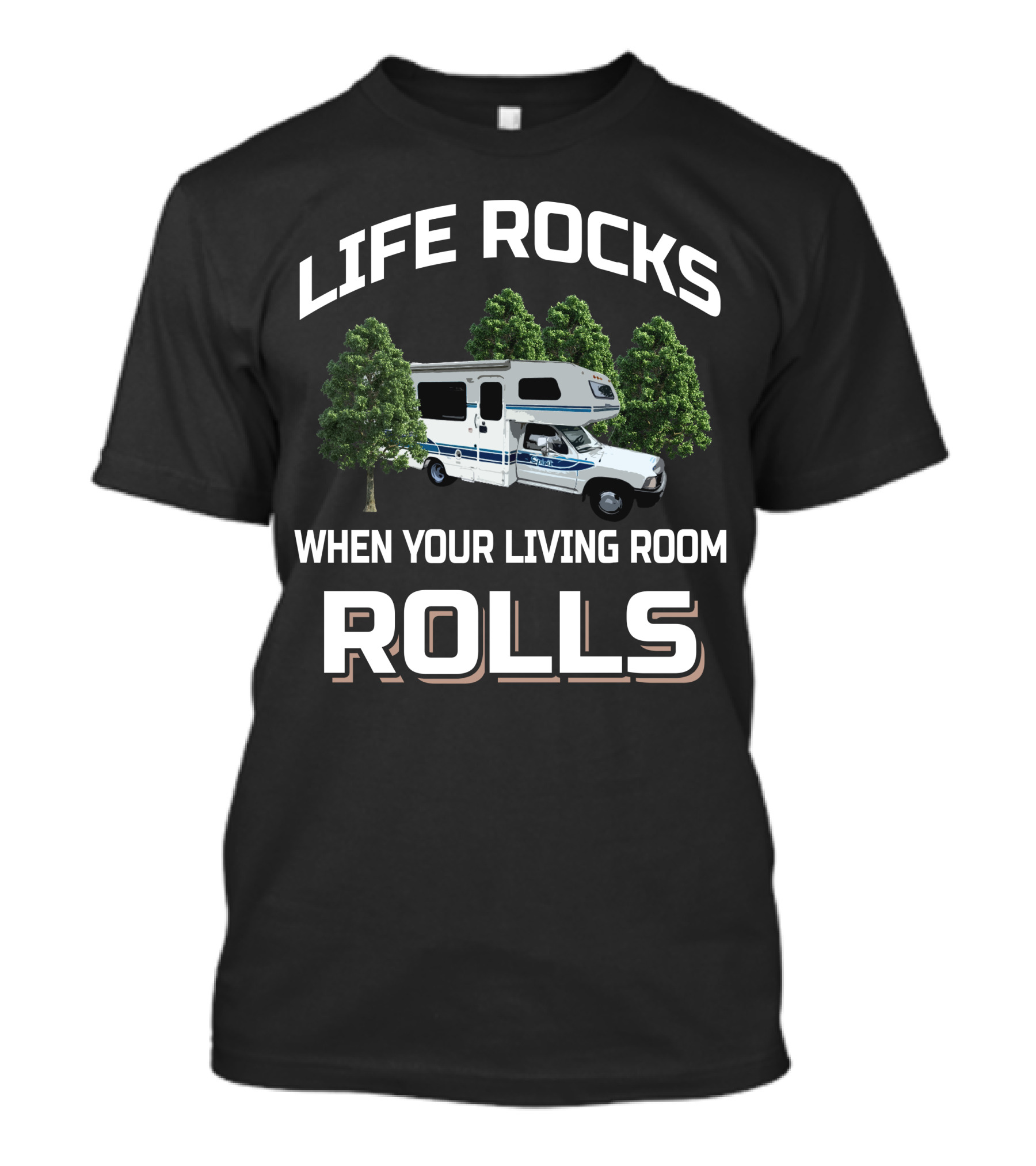 Life Rocks When Your Living Room Rolls Toyota Rv T-Shirt