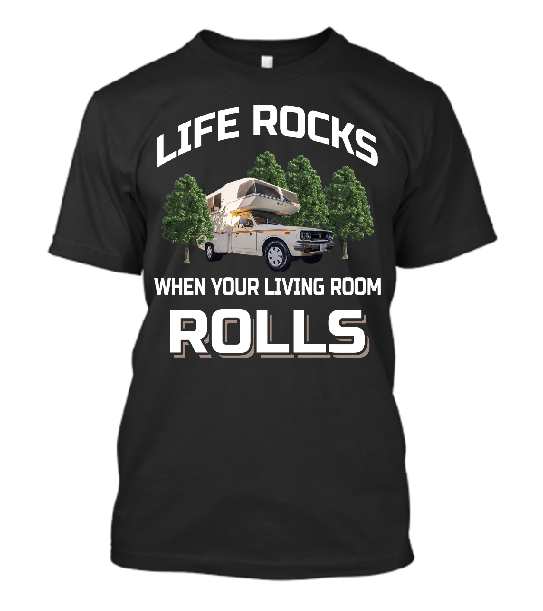 Life Rocks When Your Living Room Rolls 1983 Sunrader T-Shirt