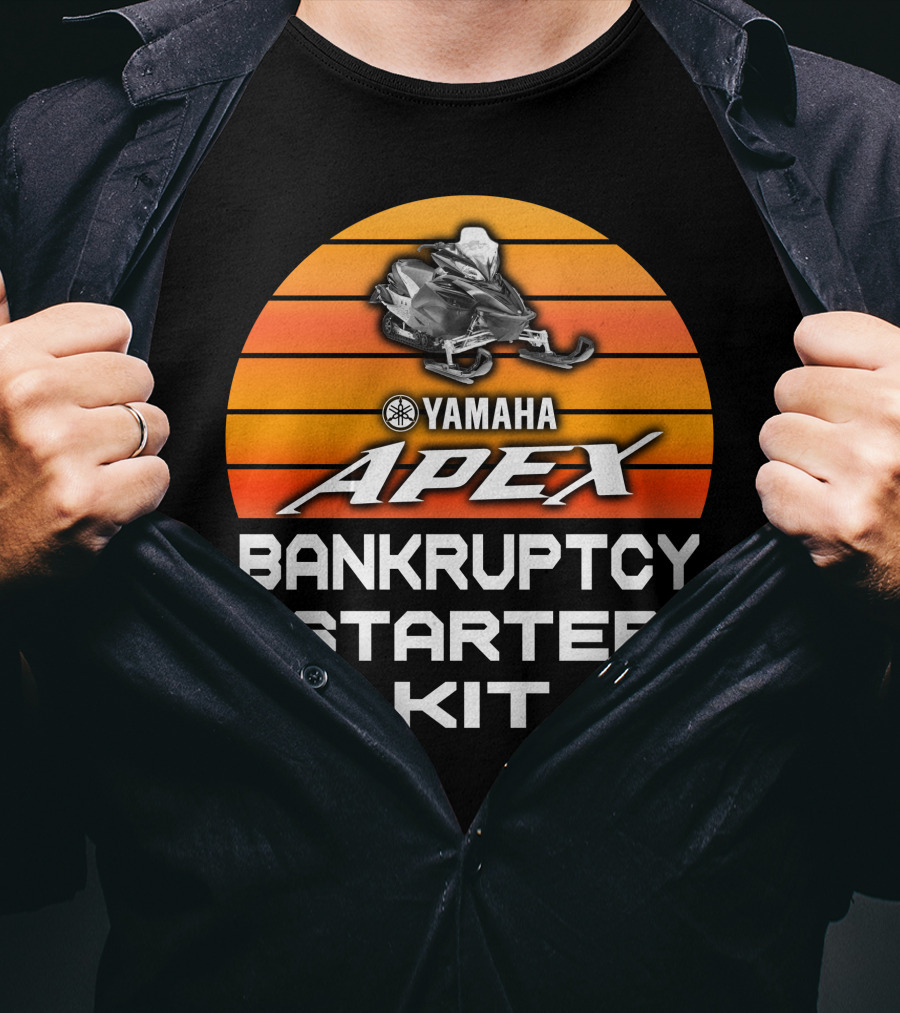 Yamaha Apex Snowmobiles Bankruptcy Starter Kit T-Shirt