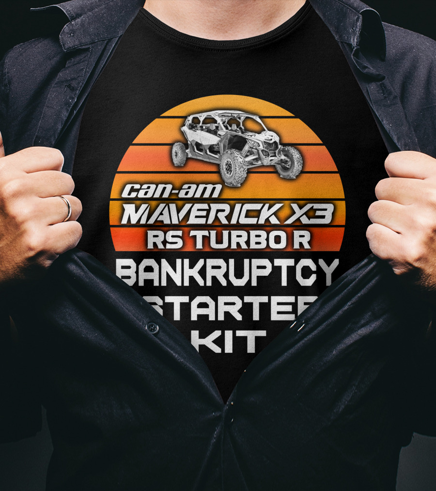 Can-Am Maverick X3 RS Turbo R Bankruptcy Starter Kit T-Shirt