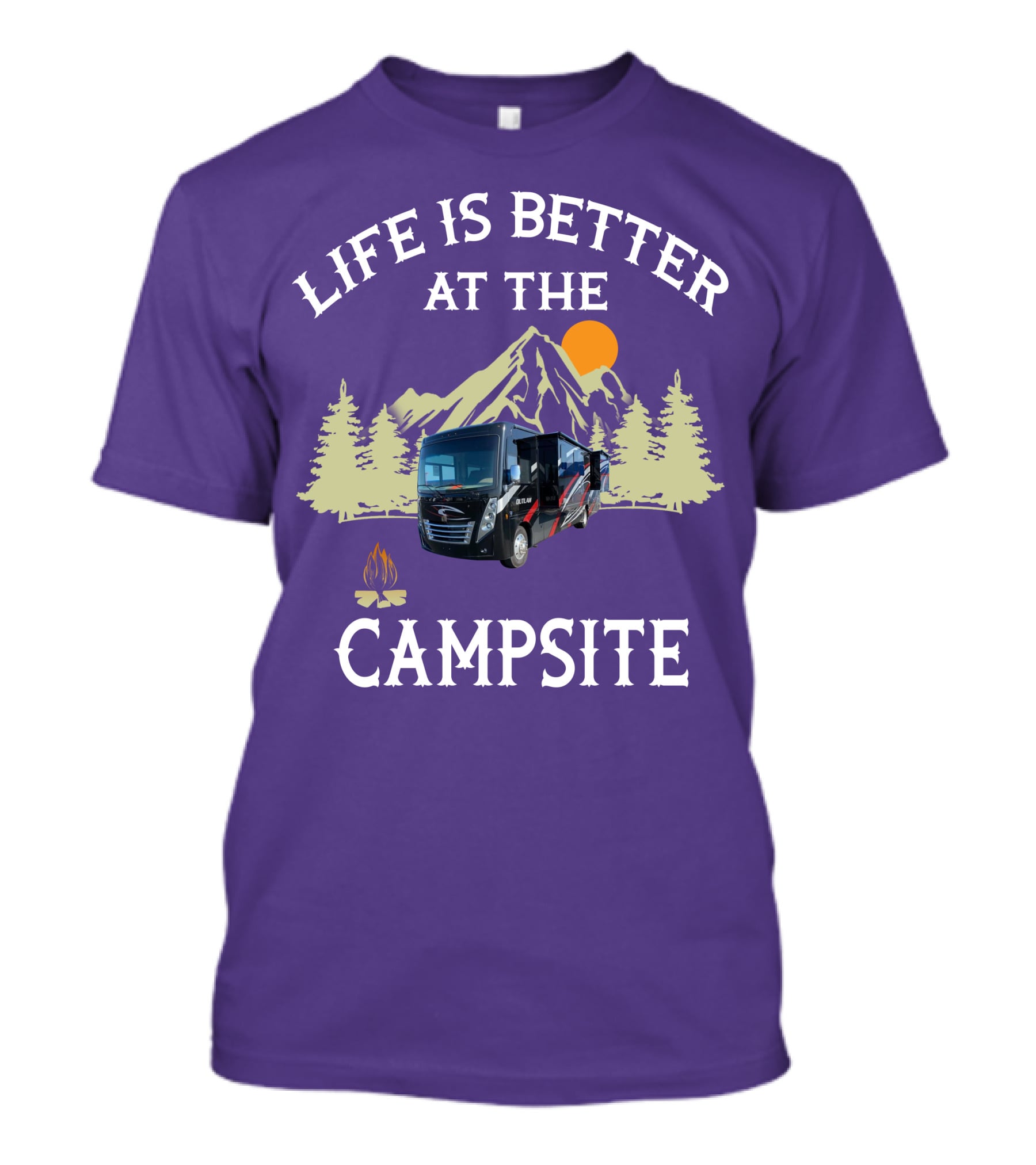 Life Is Better At The Campsite Thor Outlaw Toy Haulers T-Shirt